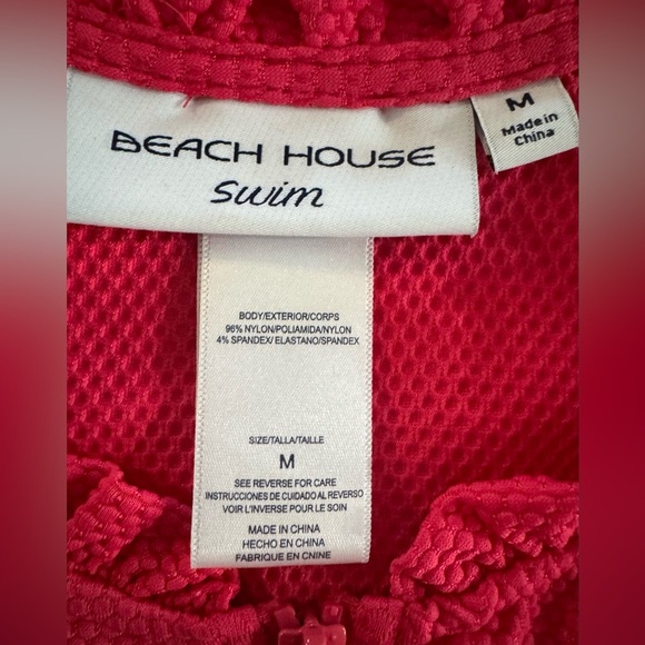 Beach House Pink Long Sleeve Button Down Shirt with ruffled Mandarin Collar - Picture 6 of 8